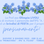 festa pensionamento Prof Olimpia Livoli